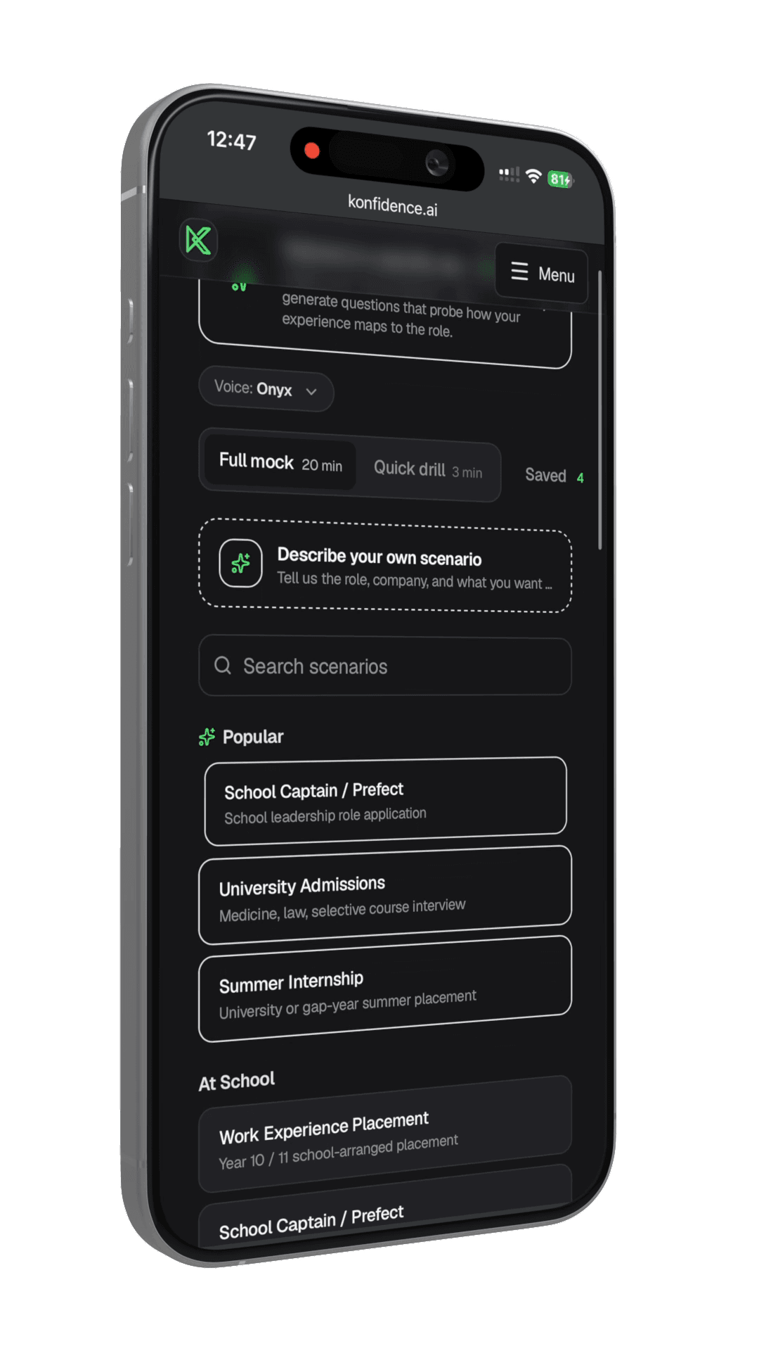 Konfidence product preview